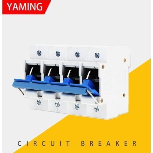 100A Circuit Breaker DIN Rail Mounting Isolating Switch 4P Knife Type 35mm Guide 230/660V