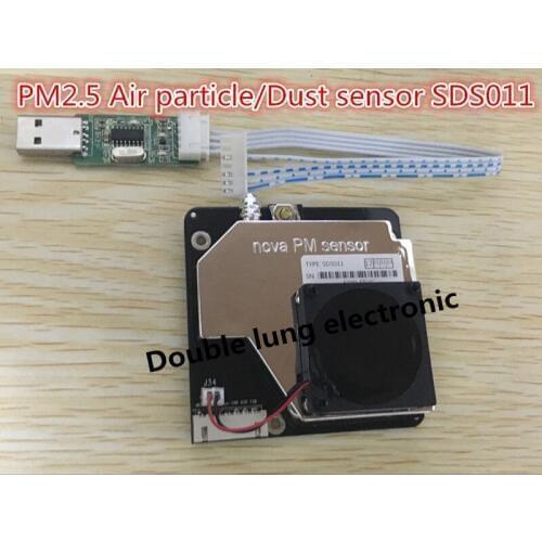 10PCS/LOT PM2.5 Air particle/dust sensor SDS011, laser inside, digital output module air purifier