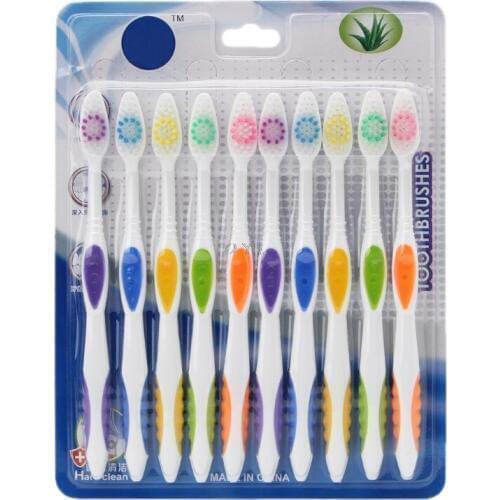 10pcs Ultra Soft Bamboo Charcoal Nano Toothbrush Tooth Brush Oral Health Care Whosale&Dropship