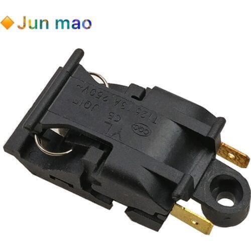 2pcs 13A Electric Kettle Thermostat Switch 2 Pin Terminal Kitchen Appliance Parts 46x21mm