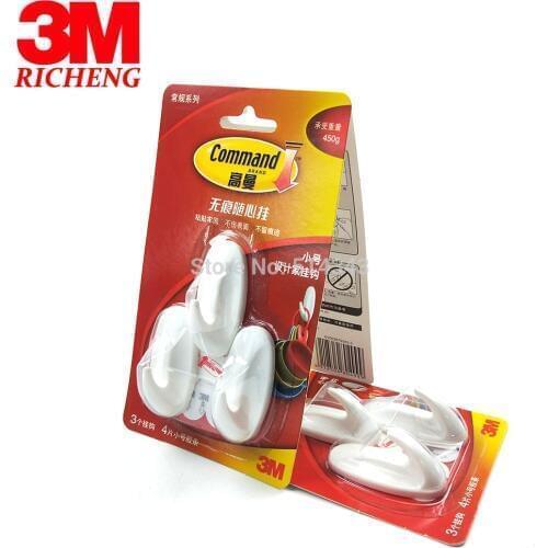 3M Command Hooks - Wholesale Prices on Command Hooks small 3m Command Adhesive Hooks 2pack(3hooks/pack ) 450g