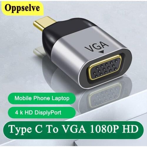 USB Type C To HDMI-compatible VGA RJ45 Mini DP 4K HD Video Adapter For MacBook Pro Lenovo Laptop Converter Type C Male To Female