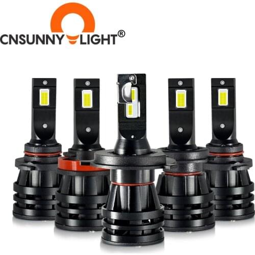 Car Lights H4 LED H7 Car Headlight Bulb 80W 25000LM H1 H8 H11 HB3 HB4 9005 9006 Turbo LED Bulbs 12V for Auto Lamp Accessories