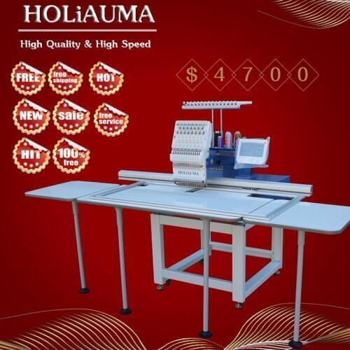 Large embroidery area 500X1200mm for 15 needles high quality customized flat embroidery machine