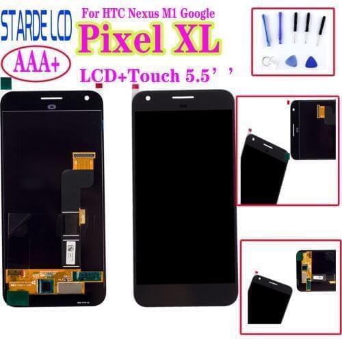 For HTC Nexus M1 Google Pixel XL LCD Display Touch Screen Digitizer Assembly for Nexus S1 Pixel LCD Screen Replacement