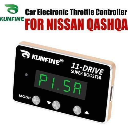KUNFINE Car Electronic Throttle Controller Racing Accelerator Potent Booster For NISSAN QASHQA Tuning Parts