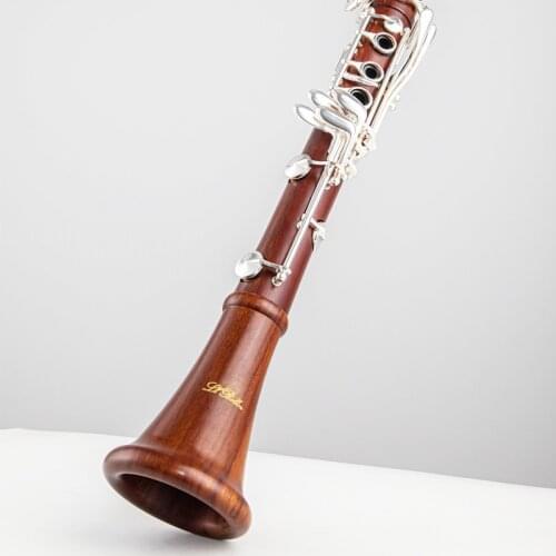 Ilbelin New Professional Clarinet Rosewood Wood Body Silver Plated Key Bb Key 17 key Buffet Keys