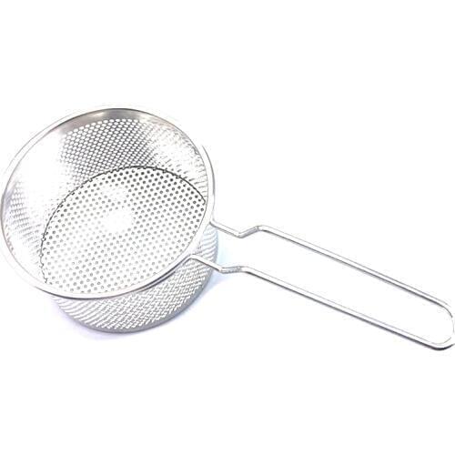 Quality 304 Stainless Steel Hot Frying Fried Basket Frying Pan Filter Food Colander Oil Leak Cocoa Sieve Mesh Noodle Dumplings