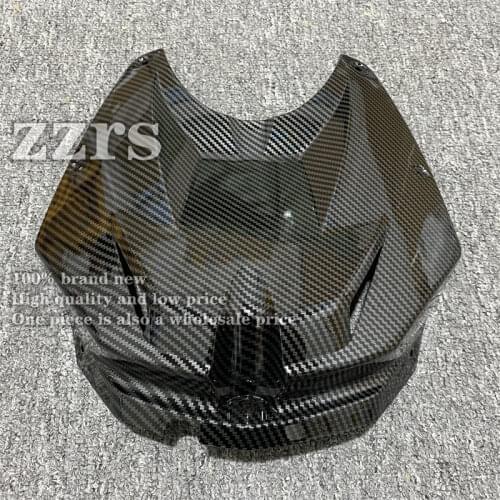 For BMW S1000RR 2009 2010 2011 2012 2013 2014 Motorcycle Front Fuel Tank Fairing Cover Cap Plate Carbon Fiber Black ABS Plastic