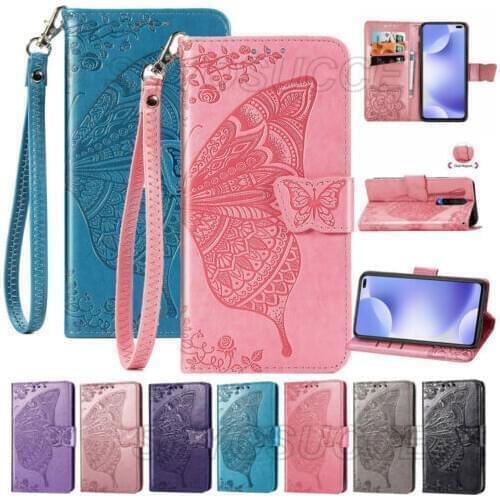 For Xiaomi Redmi K30 K20 Pro Note 10 9 8 Leather Magnetic Flip Case Stand Cover