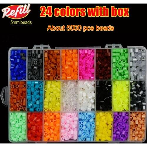 Nice Color Hama Beads 5mm DIY Pegboard Tool Tweezer Puzzle Peas Beads Board Colors Puzzles Toys for Children Arts & Crafts Toys