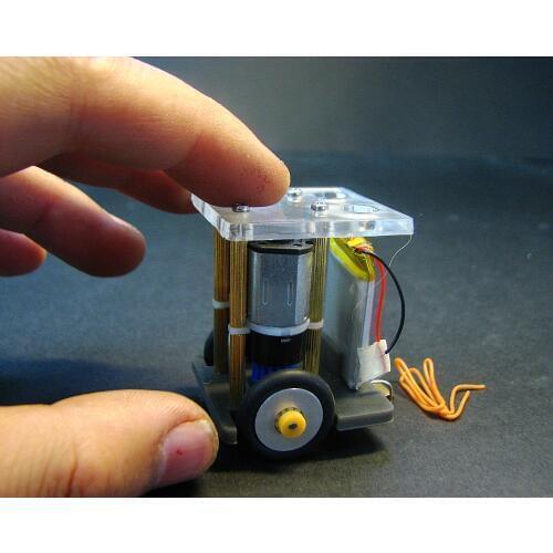Tiny robot chassis mini Intelligent car chassis micro robot Project included battery
