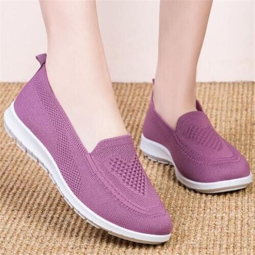 Women Shoes Slip On Women Sneakers hot Women Vulcanize Shoes Breathable Basket Femme Sock Shoes Woman Flats Tenis Feminino B1254