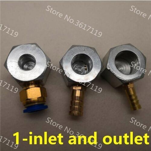 Magnetic bridge 1/4 3/8 1/2 Cooling tube magnetic base 8mm 10mm 12mm Tubing magnetic suction holder 1-inlet and outlet