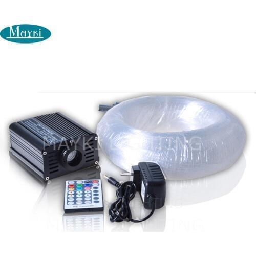 Maykit 16W RGB Fiber Optic Led Light Engine With 348 End Lit Lights Star Cafe Bar Starry Ceiling Design