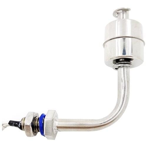 New Right Angle Water Level Sensor Liquid Float Switch Tank Pool Stainless Steel 10W ESC7810 1A1
