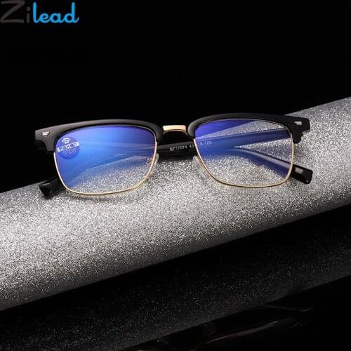 Zilead Anti Blue Light Reading Glasses Resin Prebyopia Spectacles Men Women Hyperopia Eywglasses Eyewear With Diopter +1.0to+4.0