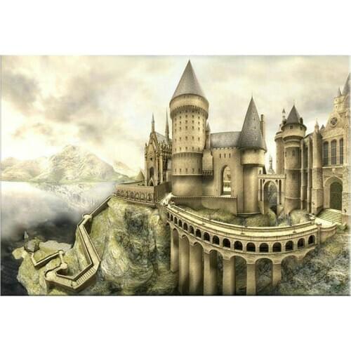 Full square / round diamond painting castle diamond cross stitch landscape diy 5d diamond mosaic crafts diamond art decoration