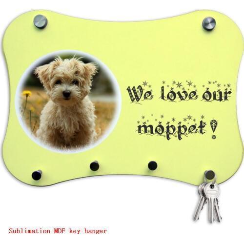 Sublimation blank MDF bones-shape key heat transfer printing blanks custom diy consumable 4 styles 8pcs/lot wholesales L3512