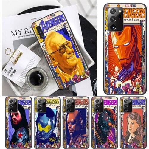 Marvel Avengers Retro poster For Samsung A72 A52 A02 S A32 A12 A42 A51 A91 A81 A71 A41 A31 A21 S A11 A01 A03 Core UW Phone Case