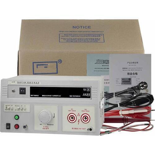 RK2671BM AC/DC 5kv/10kv & AC 2/20/50mA DC 2/20mA Puncture Voltage Withstand Hipot Tester /Withstand voltage tester