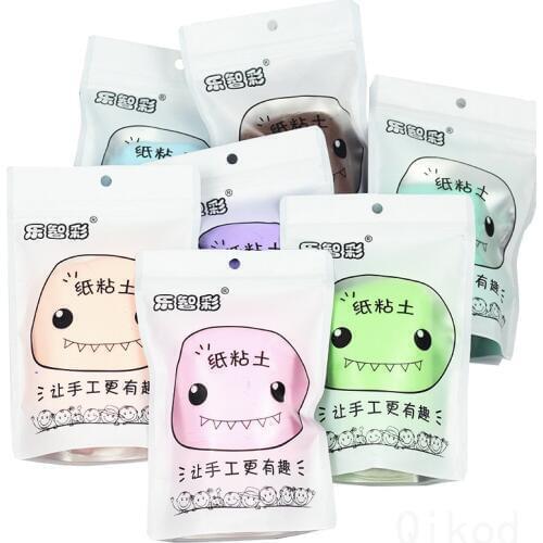 10 Color 100g DIY Slime Soft Clay Paper Clay Soft Paper Clay Plasticine Supplie Slimes Fluffy Glue Educational Toy for children