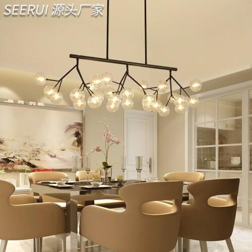 Modern led crystal pendant lights e27 pendant light chandelier nordic lamp modern led chandelier kitchen chandeliers livingroom