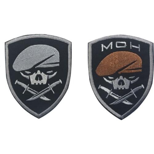 Embroidered MOH military patches MEDAL OF HONOR tactical patch hook back special forces badges SWAT for backpacl