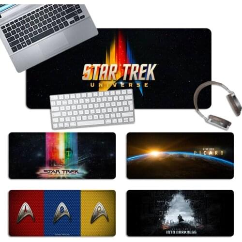 High Quality Star Trek logo Mouse Pad Laptop PC Computer Mause Pad Desk Mat For Big Gaming Mouse Mat For Overwatch/CS GO
