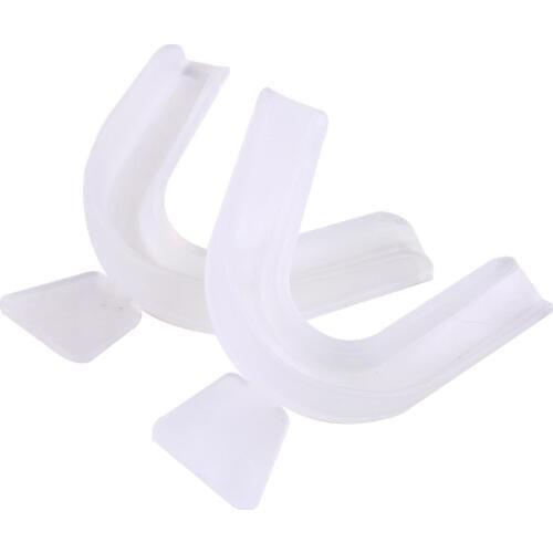 1Pair High Quality Thermoforming Mouth Dental Teeth Whitening Tray Bleaching Tooth Whitener oral hygiene New