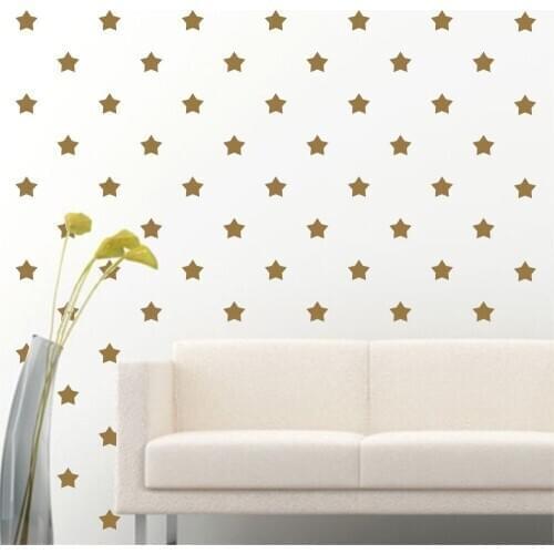 180 pieces / set Little Gold Star wall Sticker Star Wall Stickers Removable home decoration art Wall Decals Free Shipping S-3