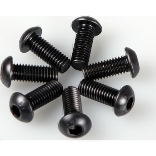 20PCS Mushroom Head With Hexagonal Screws 10.9 Series M4*6/8...40MM
