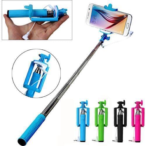 2019 Hot sale Universal 15-63cm Extendable Handheld Self-Pole Tripod Monopod Stick For Smartphone for iphone 6s for Samsung S8