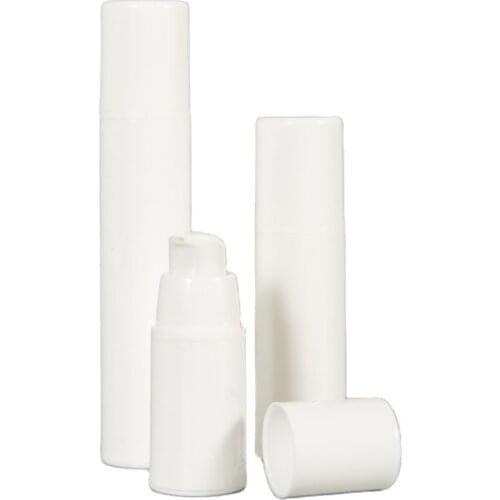 30 ML white airless vacuum pump lotion bottle with white cap used for Cosmetic Package