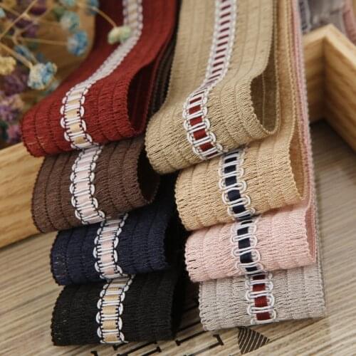 5yards Wool Knitting Hollow Ribbon for Diy Hairwear Bows Gifts Flowers Packaging Ribbons Bag Clothing Accessories