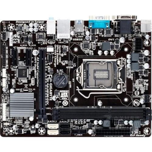 For Gigabyte GA-H81M-D2V Original Used Motherboard H81M-D2V H81 Socket LGA 1150 DDR3 USB3.0 SATA3.0