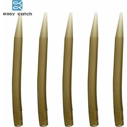 Easy Catch 20pcs Carp Fishing Anti Tangle Sleeves Rubber Carp Rigs Anti Tangle Sleeve Swivels Connect Carp Fishing Accessories