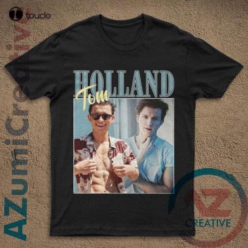 Tom Holland Retro 90S Inspiring Rap Hip Hop Tom Holland Tee Vintage Tom Holland Birthday T-Shirt Tee Shirt