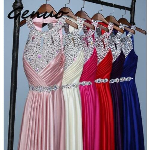 Genuo New Hollow Out Floral Mesh White Dress Elegant Sexy Wedding Long Dress Women Banquet Floor Length Party Dress Vestido