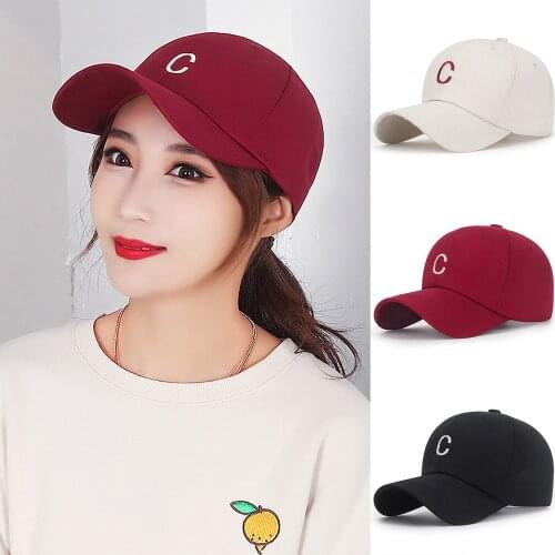 Cotton Baseball Cap Mens Fashion Letters C Embroidery Hat Womens Casual Snapback Hats Visors Caps For Unisex 2021 New#P30