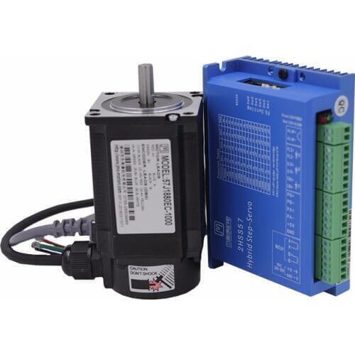 57J1880EC-1000+2HSS57 Closed-loop step combined packages 2.0N.m Nema 23 Hybird closed loop 2-phase stepper motor driver