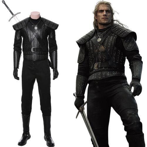 The Cavill Cosplay Costume of Rivia Outfit Uniform Adult Halloween Carnival Costume Men Women Customizable