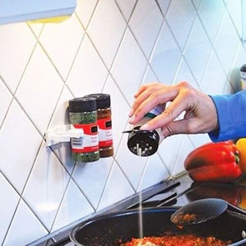 Kitchen Storage Organization Spice Gripper Clip Easy Organize Spice Rack Dispenser Kitchen Cabinet Holder For Kitchen TS2