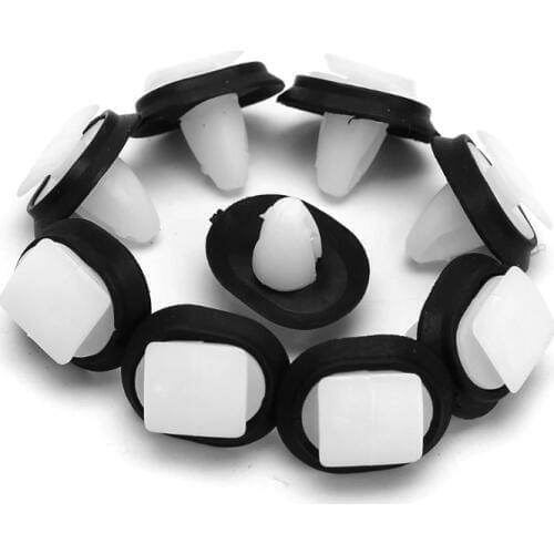 New 50x Exterior Side Moulding Rub Bumpstrip / Lower Door Trim Clips For Fiat Ducato