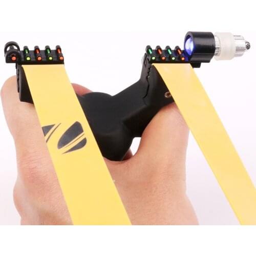 Hunting Flat Rubber Band Fast Compression Slingshot High Precision Polycarbon Slingshot Outdoor Competitive Recurve Slingshot