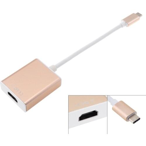 USB Type C to HDMI Converter Male to Female Video Audio Adapter Support Support Laptops to HDMI Projector Monitor Display Device