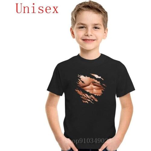 Latest popularity SIX PACK ABS printed children T Shirt kids Short Sleeves Moscow Russia 100% Cotton boy clothes girls clothes