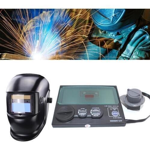DIN9-DIN13 Digital LCD Screen Solar Auto Darkening Electric Welding Helmet Mask welder Cap Goggles Lens UV IR Filter Helmet