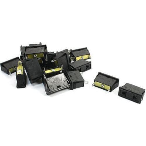 10pcs or 20pcs AC 250V 10A 2 Pins Plug Self Locking Female Connector Power Socket BX-6E for US EU Plug