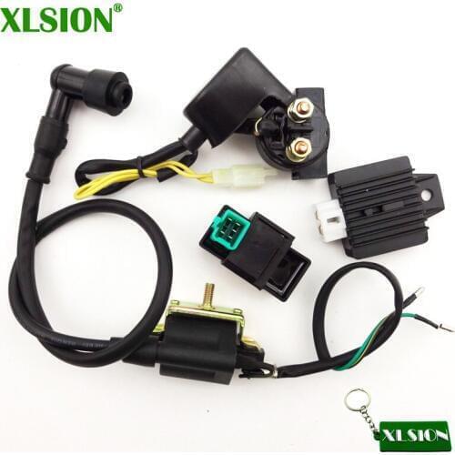 XLSION Ignition Coil AC CDI Box Regulator Rectifier Relay For 50cc 70cc 90cc 110cc Engine Lifan Loncin Taotao Roketa Chinese ATV